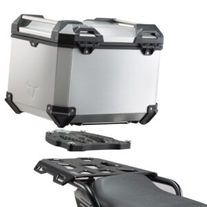 SW-MOTECH Kufer TraX ADV 38l z zest montCRF1000L, Africa Twin srebrny