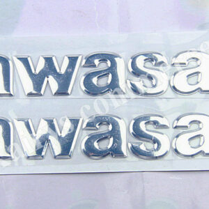 naklejka Kawa średnia 17,5cm srebr-czar